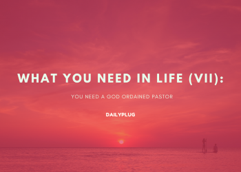 What You Need in Life (VII): You Need a God Ordained Pastor