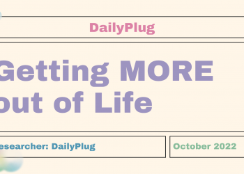 Getting MORE out of Life